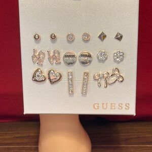 NWT Guess Gold and Silver Tone Earring Collection